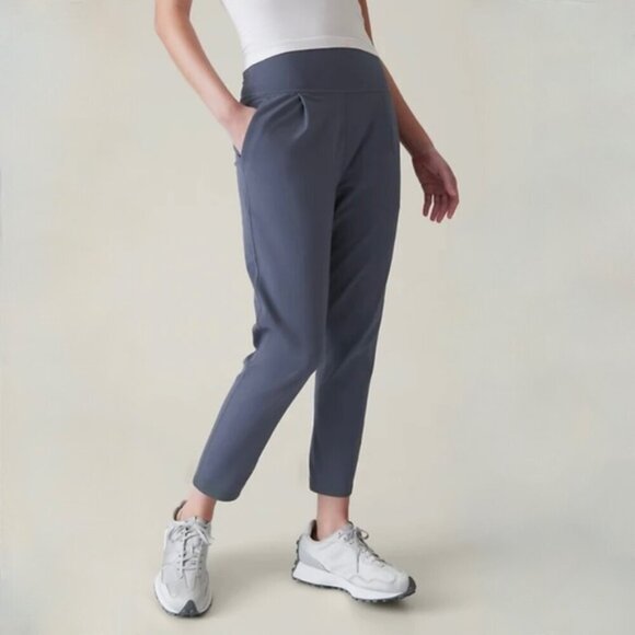 Athleta Blue High Rise Elation Pants - Picture 1 of 5